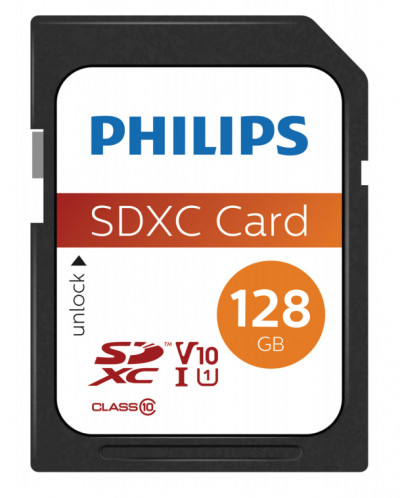 Philips SDXC Card 128GB Class 10 UHS-I U1 763968-03