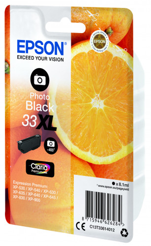 Epson photo noir Claria Premium 33 XL T 3361 268158-00