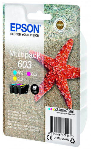 Epson Multipack 3 couleurs 603 T 03U5 489792-05