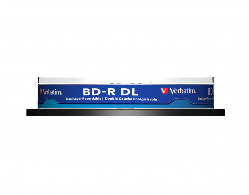 1x10 Verbatim BD-R Blu-Ray 50GB 6x Speed, boîte blanc & bleu 776573-00