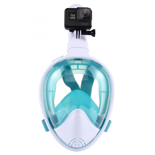 PULUZ 260mm Tube Water Sports Diving Equipment Masque Snorkel complet pour GoPro HERO5 / 4/3 + / 3/2/1, taille S / M (Vert) SP204G8-00