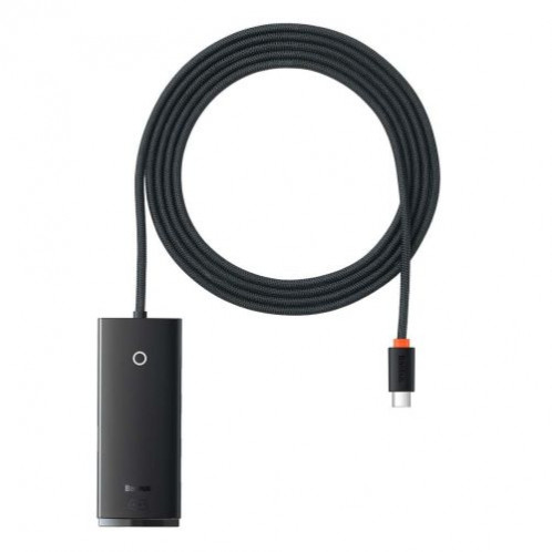 Baseus HUB Lite Series 4-in-1 adapter (Type-C to 4xUSB-A 3.0 5Gb/s) cable 2m, Black (WKQX030501) DA1020784-011