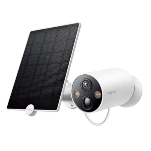 TP-Link Camera Tapo C425 Wireless Outdoor Security, 2K QHD 4MP, AI, Night Vision, IP66 + TP-Link Tapo A200 Solar Panel 4.5W, IP65, Black EU White EU DP6900344-01