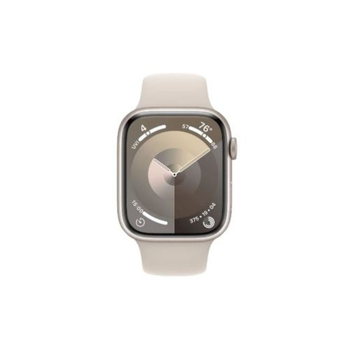 Apple Watch Series 9 GPS 45mm Starlight Alu Case, Starlight Sport Band M/L EU MR973 DP28100501-02