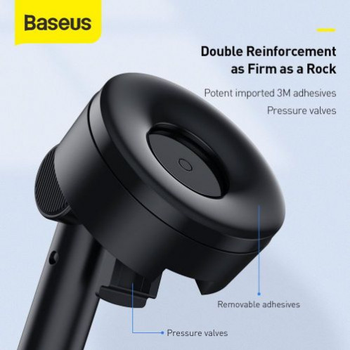 Baseus Car Mount Simplism Gravity Phone holder with suction base Black (SUYL-JY01) DA891666-016