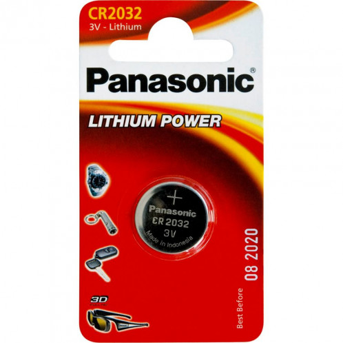 120x1 Panasonic CR 2032 Lithium Power VPE Master box 336014-01