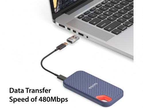 Pack de 2 Mini Adaptateurs USB-A vers USB-C 480 Mbit/s EZQuest X40057 ADPEZQ0032-04
