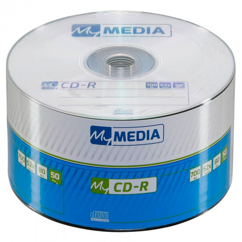 1x50 MyMedia CD-R 80 / 700MB 52x Speed Wrap 582199-05