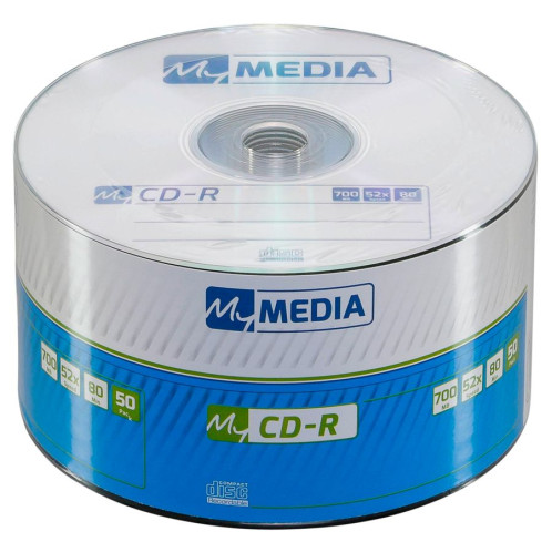 1x50 MyMedia CD-R 80 / 700MB 52x Speed Wrap 582199-05