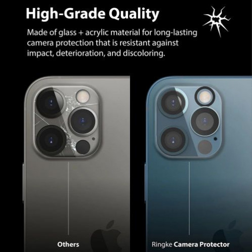 Ringke iPhone 12 Pro Max Camera Protector Glass Transparent DI367474-013