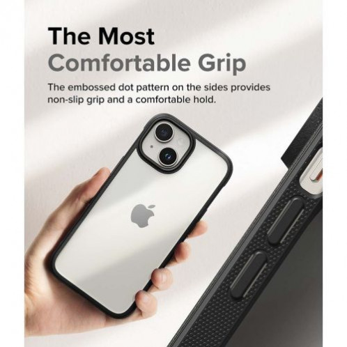 Ringke iPhone 15 Plus Case Fusion Bold Clear/ Black DI607498-013