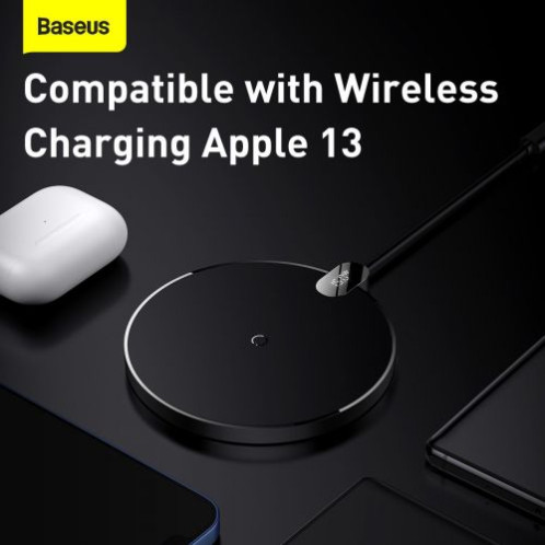 Baseus Wireless Charger Gen 2 Digital LED Display, 15W, Black (CCED000001) DA991903-017