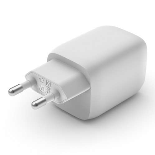 Belkin BOOST Chargeur 65W 2xUSB C, PD 3.0 PPS blanc WCH013vfWH 751319-06