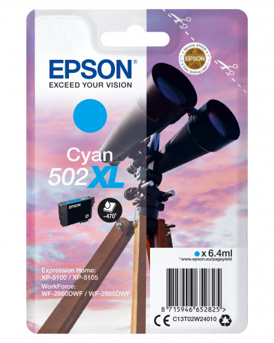 Epson cyan 502 XL T 02W2 369266-03