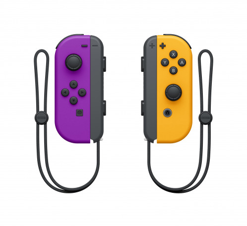 Nintendo Joy-Con 2er kit Neon Lila / Neon orange 482792-04