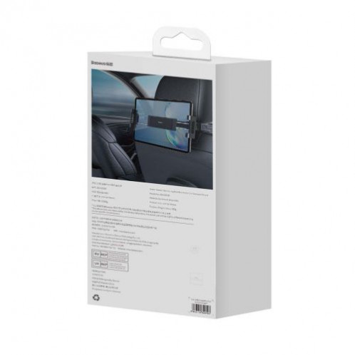 Baseus Car Mount JoyRide Pro Backseat mobile/tablet holder, fits from 4.7 to 12.3 inch, Black (SUTQ000001) DA948267-012