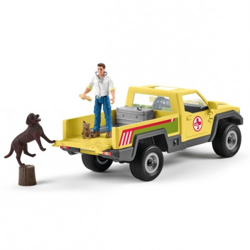 Schleich Vie à la ferme 42503 Visite du vétérinaire à la ferme 488301-014
