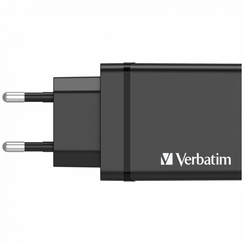 Verbatim USB Chargeur mural 30W 1xUSB-C PD 3xUSB-A noir 49700 125885-05