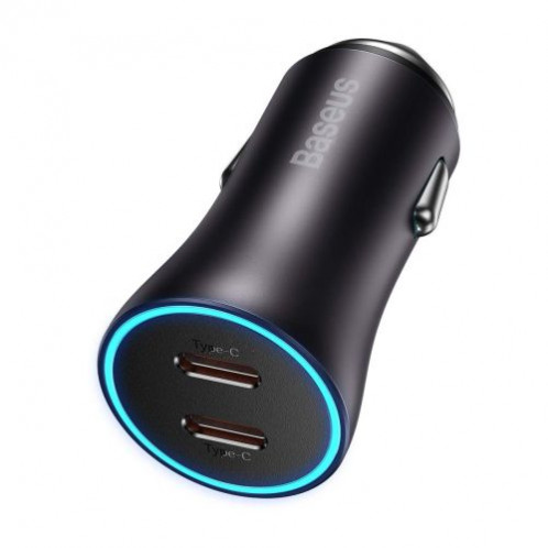 Baseus Car Charger Golden Contactor Pro fast Charger C+C 40W Gray (CGJP000013) DA828145-011