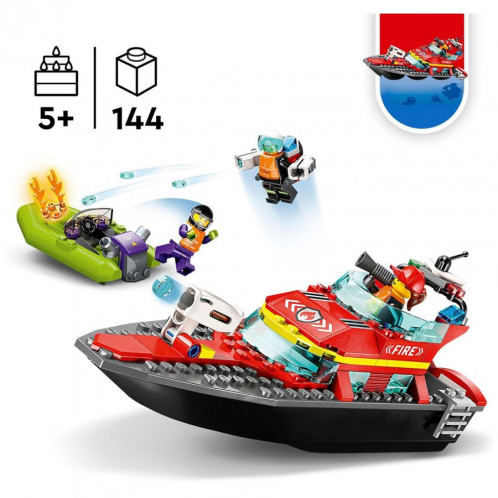 LEGO City 60373 Bateau de sauvetage des pompiers 793305-06
