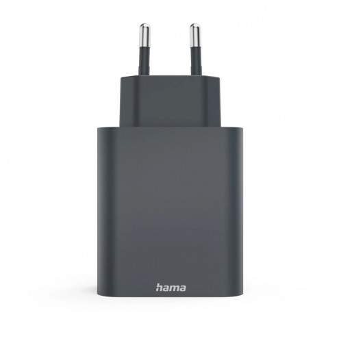 Hama Chargeur rapide PD 65W 2xUSB-C/1xUSB-A,anthracite 86445 140921-06