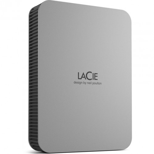 LaCie Mobile Drive 5TB argent USB 3.2 Type C 746790-06