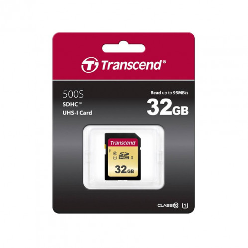 Transcend SDHC 500S 32GB Class 10 UHS-I U1 V30 380515-02