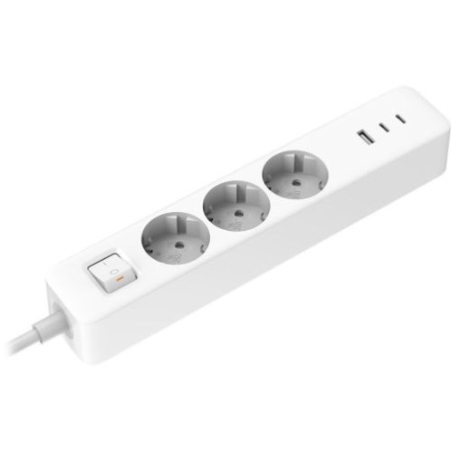 Xiaomi Power Strip 2C1A (3 outlet, 2 USB, 1 Type-C) 1.4m, White EU BHR07UKEU DI1550197-01