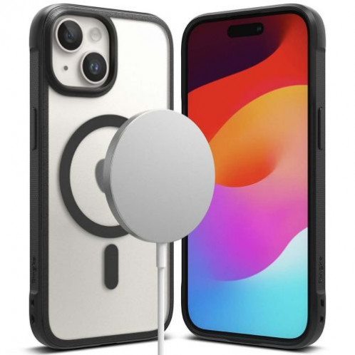 Ringke iPhone 15 Case Fusion Bold Magnetic Clear/ Black DI1081775-011