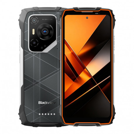 Blackview BL7000 Pro (5G Doke AI 6.78'' 256 Go, 8 Go RAM 7500mAh) Orange BL7000P-8/256_ORA-01