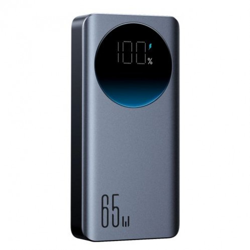 Joyroom Power Bank with Digital Display, C+C+U, PD 65W, 20000 mAh with Type-C to Typle-C cable (1,20m) Black (JR-PBF04) DO3384774-05