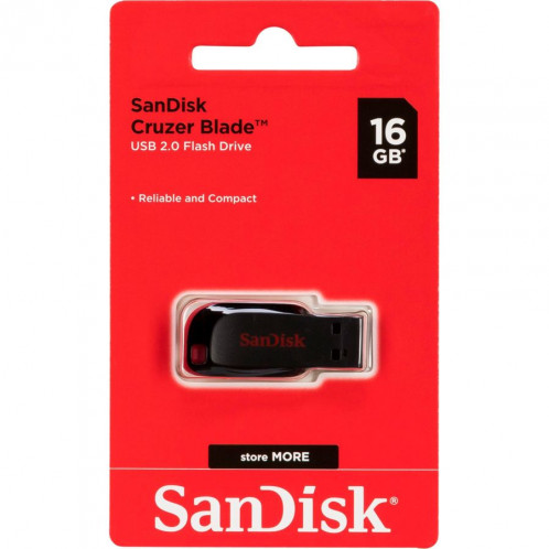 SanDisk Cruzer Blade 16GB SDCZ50-016G-B35 722787-04