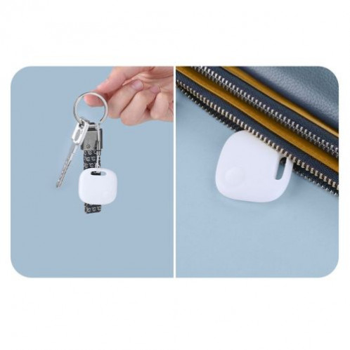 Baseus Home Intelligent T2 Pro Keychain Wireless Key and Other Object Finder BT 5.0 White (FMTP000002) DA707782-024