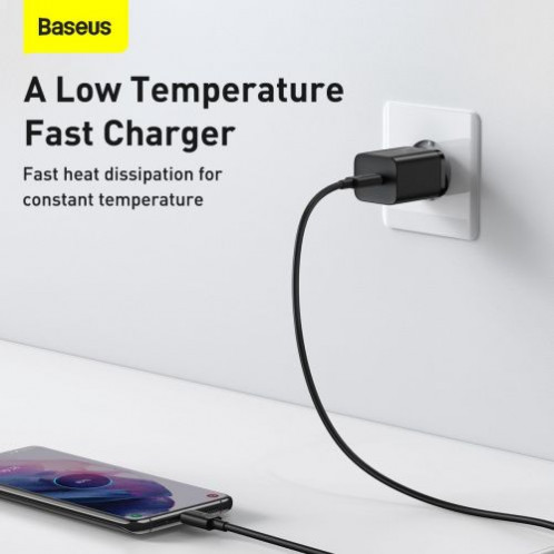Baseus Travel Charger Super Si 1C Quick Charger 25W EU Black (CCSP020101) DA729484-016