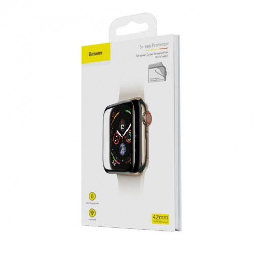 Baseus iWatch 0.2 mm, Full-screen curved T-Glass soft screen protector 40mm, Black (SGAPWA4-G01) DA189151-014
