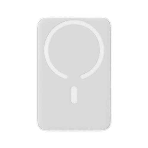 Baseus Power Bank Magnetic Mini Wireless Quick charging (With Xiaobai Type-C to Type-C 60W (20V/3A) MagSafe 15W / PD 20W, 10000 mAh, White (PPCX070002) DA2481387-014