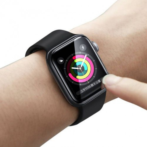 Baseus iWatch 0.2 mm, Full-screen curved T-Glass soft screen protector 40mm, Black (SGAPWA4-G01) DA189151-014