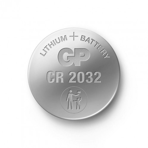 1x10 GP CR 2032 Lithium 3V Piles bouton 0602032C10 802069-06