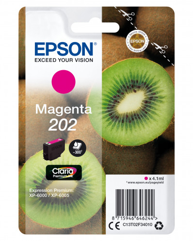 Epson magenta Claria Premium 202 T 02F3 322653-06