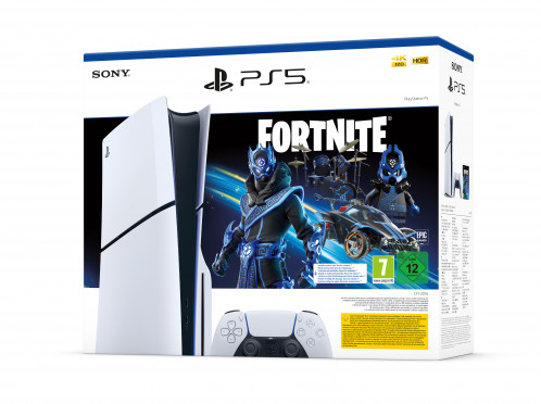Sony Playstation 5 Slim Laufwerk Fortnite Cobalt Star Bundle 120425-05