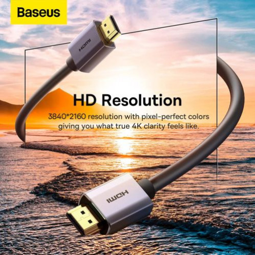 Baseus Video Cable High Definition Series HDMI 4K HDMI 4k, 2.0 4K, 60 Hz, 1m Black (WKGQ020001) DA386430-017