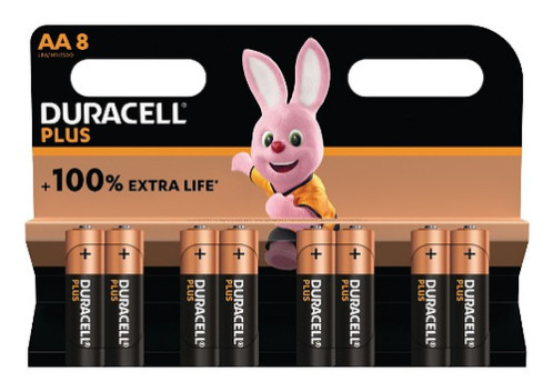1x8 Duracell Plus Power Boost Mignon MN1500 AA LR6 1,5V 185056-02