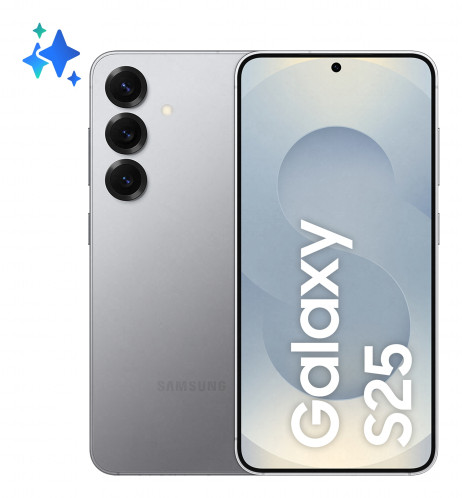 Samsung S931 Galaxy S25 5G (6.2", 256 Go, 12 Go RAM) Argent S931-12/256_SIL-02