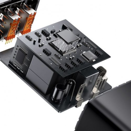 Baseus Travel Charger Compact Quick Charger U+U+C PD3.0, QC 3.0 30W EU Black (CCXJ-E01) DA897422-015