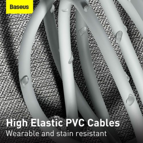 Baseus Type-C Simple Wisdom cable (2pcs/set) 5A 1.5m White (TZCATZJ-02) DA276656-019