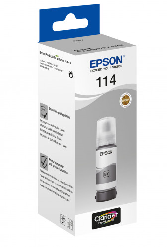 Epson EcoTank gris T 114 70 ml T 07B5 631304-04