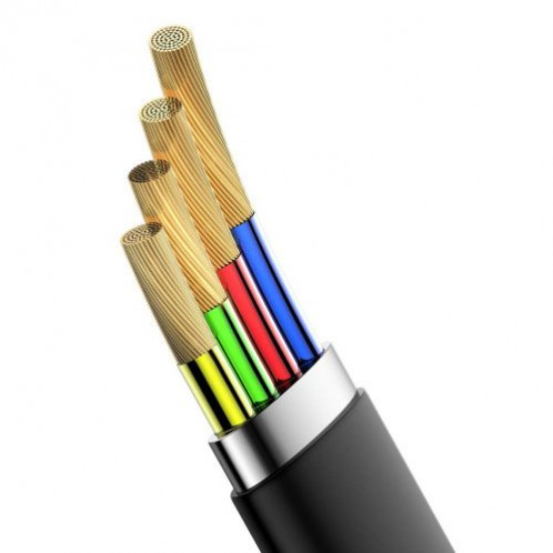Baseus Type-C Simple HW Quick Charge Charging Data Cable 40W 5A 23cm Gray (CATMBJ-BG1) DA209230-09