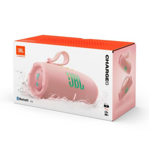 JBL Charge 6 Bluetooth Wireless Speaker Pink EU DB11400777-02