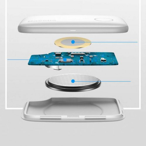 Baseus Home Intelligent T2 keychain mini wireless key and other object finder white (ZLFDQT2-02) DA676281-016