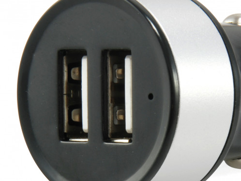 Conceptronic CUSBCAR2A Adapt. d'aliment. pour voiture USB 2.1A 883605-07